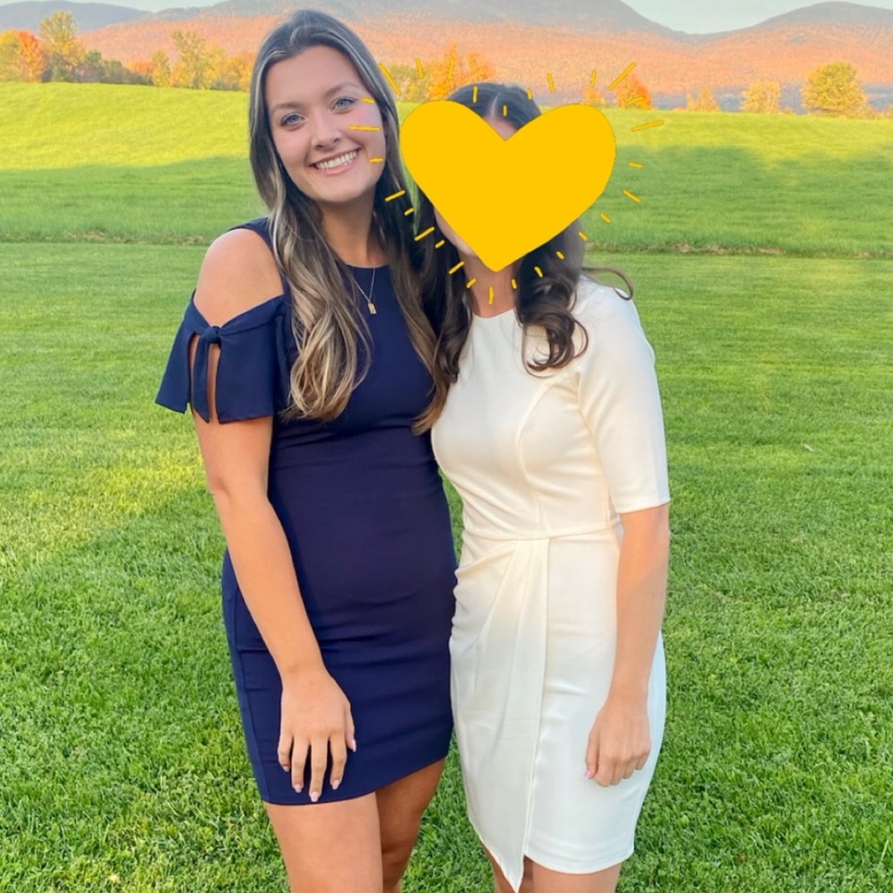Francesca’s Navy Mini Dress